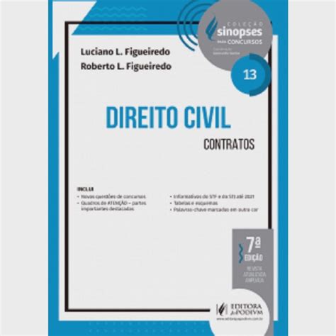 Sinopses Para Concursos Vol Direito Civil Contratos Geral E