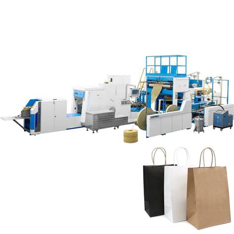 China Customized New Paper Bag Making Machine with Handle Online ...