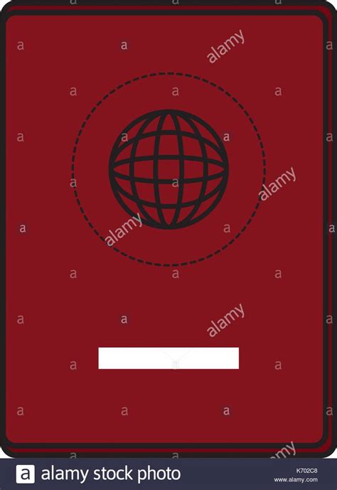 Passport Document Isolated Icon Stock Vector Image And Art Alamy