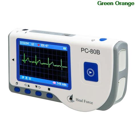 Nova HEAL FORCE PC 80B portátil portátil ECG CE LCD Monitor cardíaco