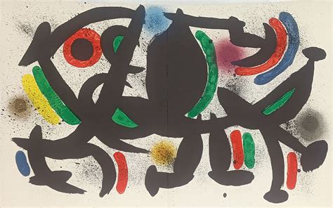 Joan Miró Litografía original VIII 1972 Subasta Real Online Art