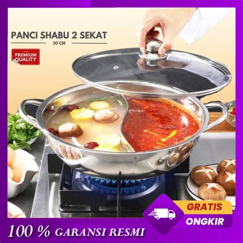 Jual PANCI SHABU 2 SEKAT HOT POT 28 30 Cm Shopee Indonesia