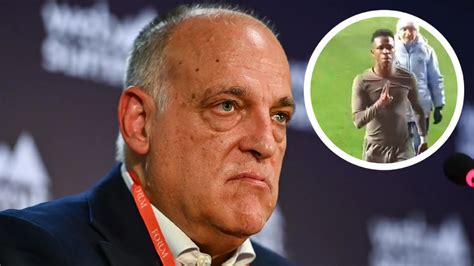 Tebas Sale En Defensa De Vinicius Tras Haberle Denunciado Por Su Gesto