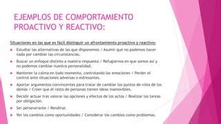 Comportamiento Recreatico Y Proactivo PPT