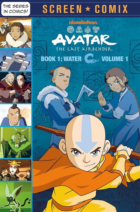 Avatar The Last Airbender Book 1 Water Volume 1 Nickelodeon Screen Comix Unknown Author