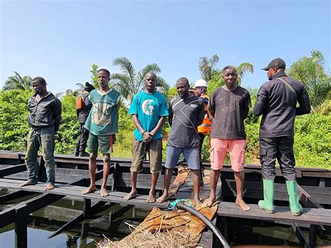 Ondo NSCDC Arrests 5 Suspected Oil Thieves The Hope Newspaper