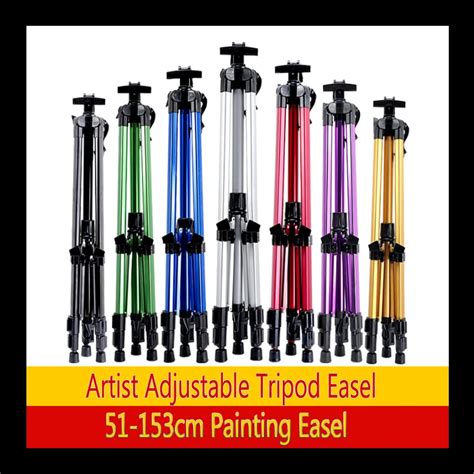 7 Colors Easel Aluminium Alloy Folding Painting Easel Sketch Easel ...