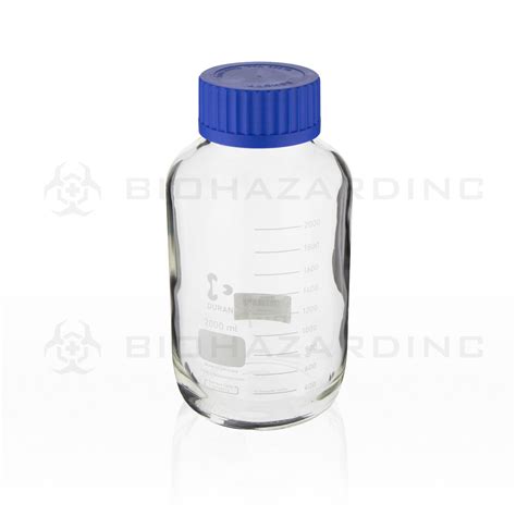 Schott Duran® Laboratory Glass Bottle Wide Mouth 2000 Ml