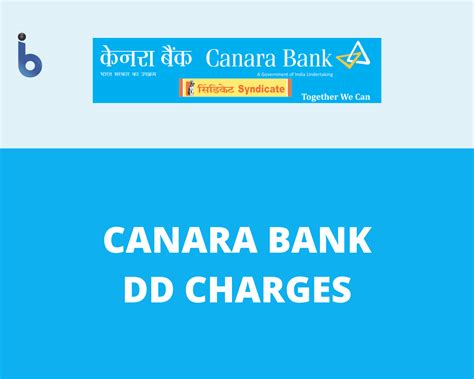 Latest Canara Bank Demand Draft Charges 2024