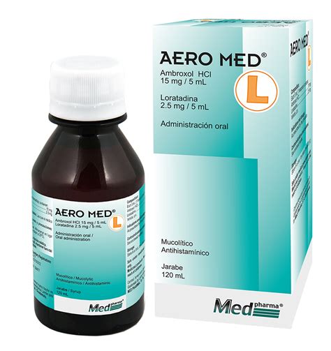 Aero Med L Mg Mg Ml Ml Jarabe Distribuidor De Med Pharma