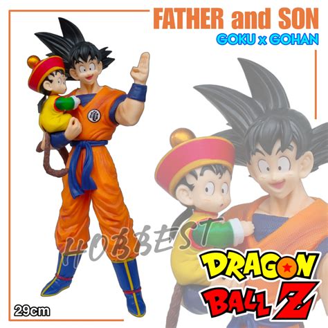 Action Figure Dragon Ball Z Father And Son Miniature Toy Display