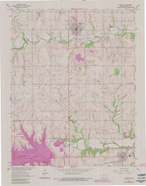 Lyndon Ks 1965 24000 Scale Map By United States Geological Survey Avenza Maps