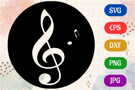 Music Note | Silhouette Vector SVG EPS Graphic by Creative Oasis ...