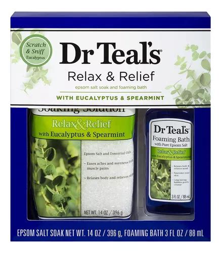 Dr Teals Eucalyptus Epsom Salt Juego De Muestras De Aceite D Env O Gratis