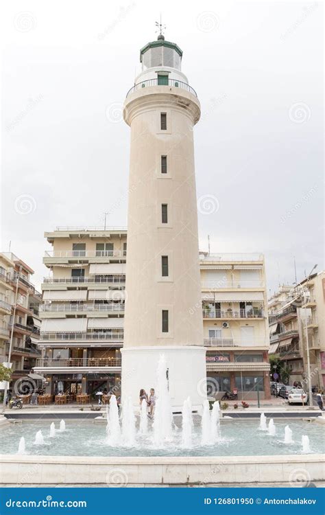 GREECE ALEXANDROUPOLIS LIGHTHOUSE Editorial Image - Image of people ...