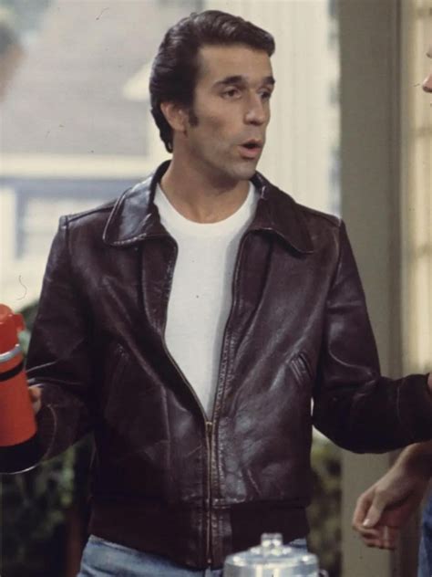 Happy Days Fonzie Leather Jacket - Free Shipping Worldwide