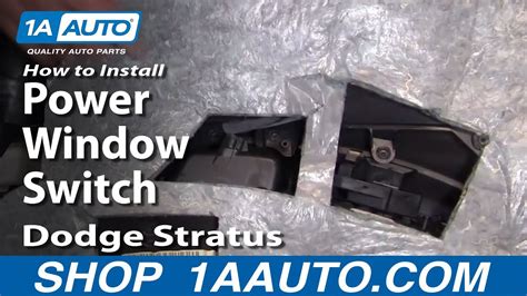 How To Install Replace Power Window Switch Dodge Stratus 01 06 1AAuto