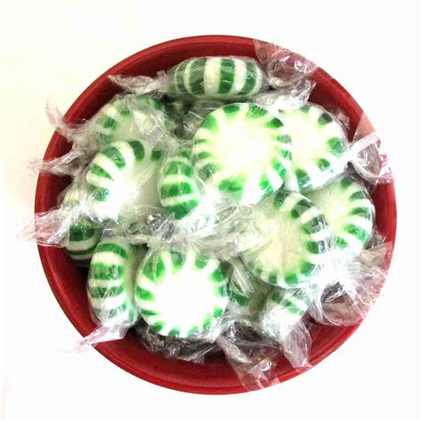 Spearmint Starlight Mints Bulk Wrapped Hard Candy 4 lbs. - Walmart.com ...