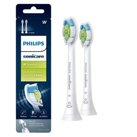 Philips Sonicare White DiamondClean Replacement Toothbrush Heads, 2 ct ...