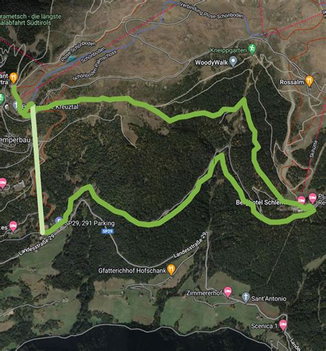 Round trail hike to Skihütte and Palmschoß Plose