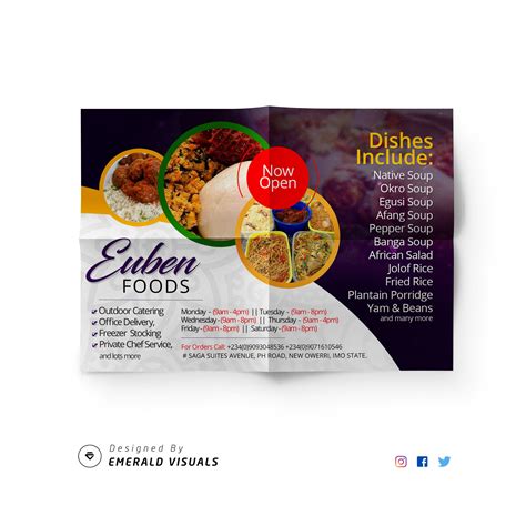 Frozen Food Banner Design In Nigeria Contoh Spanduk Makanan Dan Minuman