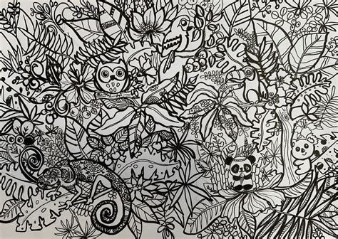 9 Awesome Coloring Page Doodle Drawings