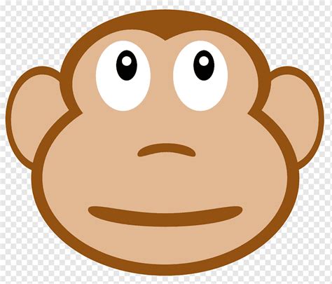 Monkey Cartoon Face