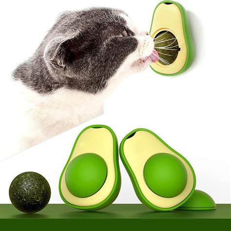 Cute Avocado Catnip Toys Cat Teeth Cleaning Toy Cat Supplies Catnip