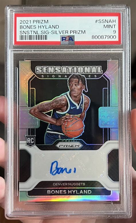 Panini Prizm Sensational Signatures Silver Prizm Ss Nah