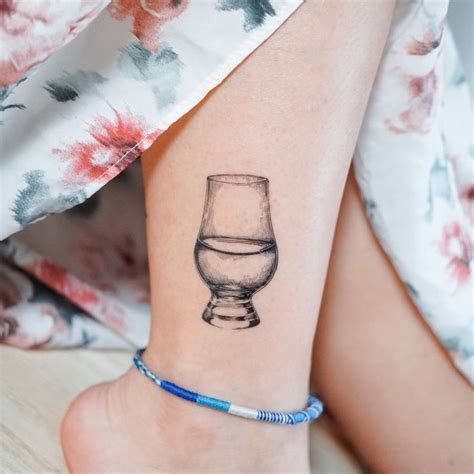 Whisky Lover Wine Tattoo Art Alcohol Matching Tattoo Stickers Realistic