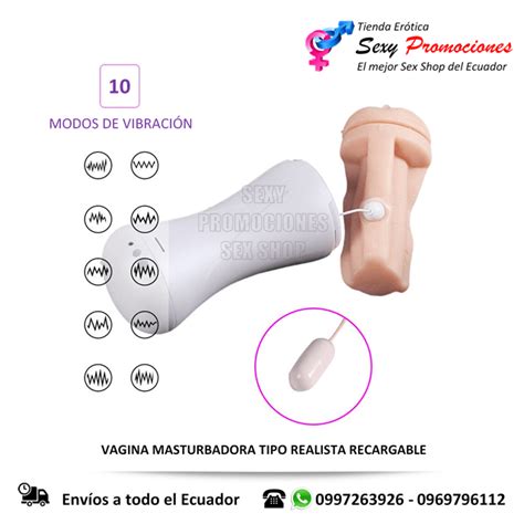 Vagina Vibradora Recargable Masturbador Masculino Sexypromociones