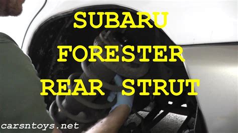 Subaru Forester Rear Shock Strut Replacement With Basic Hand Tools