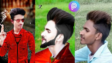 New Hair Style Photo Editing By Picsart Tutorial Youtube