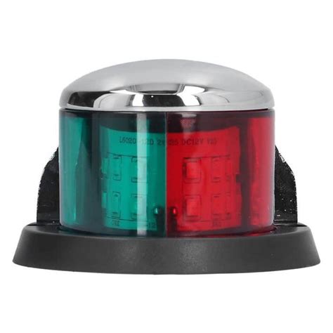 Akozon Feu De Signalisation Feu De Navigation Pour Bateau 12LED 12V