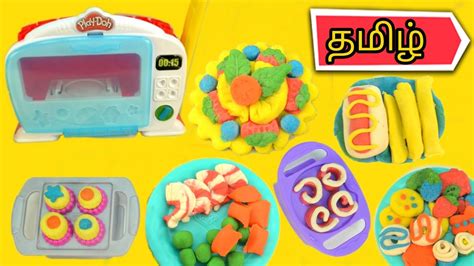 Playdoh Kitchen Creation Magical Oven Unboxing And Playing தமிழ் ப்ரோக்கோலி ஐஸ்கிரீம்