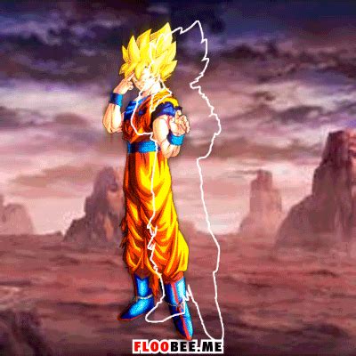 The Dragon Ball Character Is Standing In Front Of A Mountain