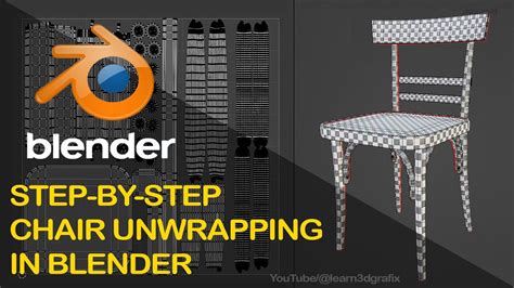 Easy Uv Unwrapping For Beginners Blender Chair Unwrapping Youtube