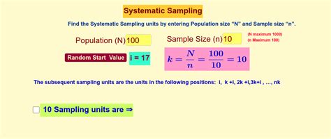 Systematic Sampling Geogebra