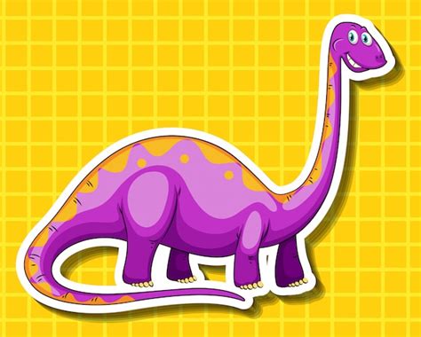 Purple Dinosaur Background