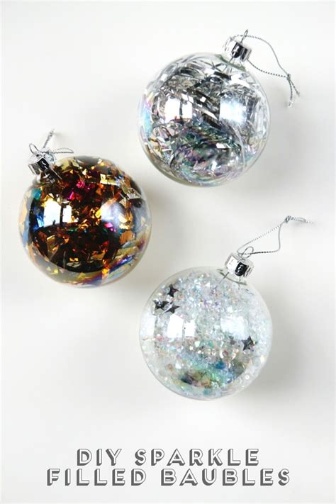 DIY SPARKLE FILLED CHRISTMAS BAUBLES. — Gathering Beauty