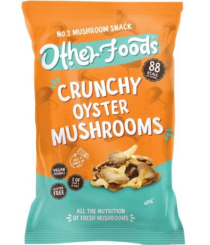 Crunchy Oyster Mushroom Chips G X Himalayan Salt Otherfoods Uk