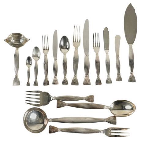 Hermès Moisson Silver Plated Flatware 25 Pieces At 1stdibs Hermes