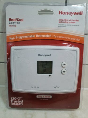 Honeywell Horizontal Non Programmable Thermostat With Digital Display