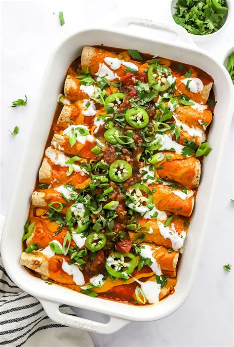 Vegan Enchiladas Eating Bird Food