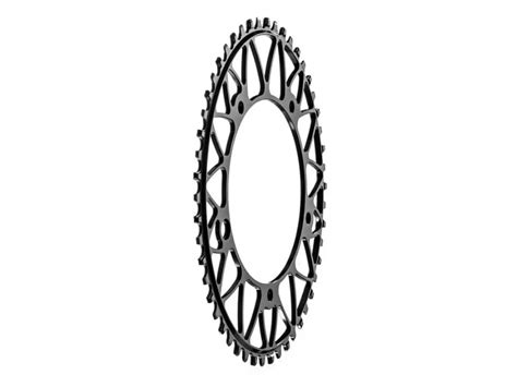 ABSOLUTE BLACK Kettenblatt oval für Brompton Kurbel 130 mm 5 Loch 5