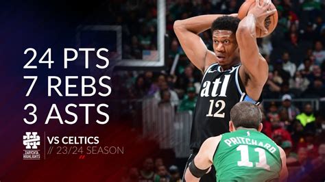 De Andre Hunter Pts Rebs Asts Vs Celtics Season Youtube