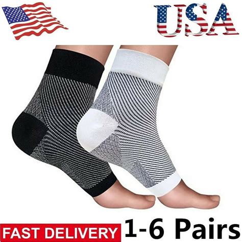 Aptoco Pairs Ankle Brace For Women Men Plantar Fasciitis Elastic