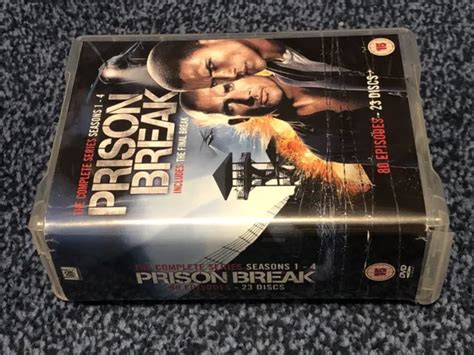 PRISON BREAK COMPLETE Series Seasons 1 4 23 Discs 80 Episodes EUR 4