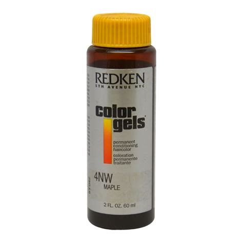 Redken Color Gels Permanent Conditioning Hair Color 4nw Maple 2 Oz