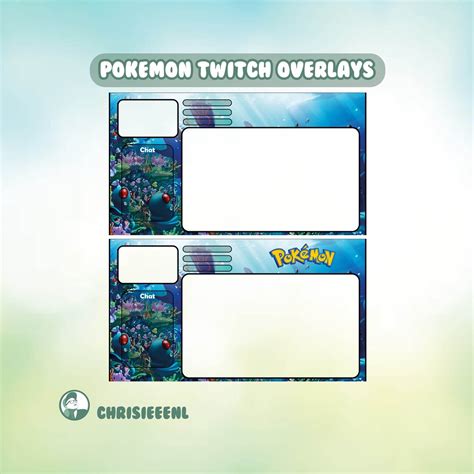 Pokemon Stream Overlays Instant Download Etsy